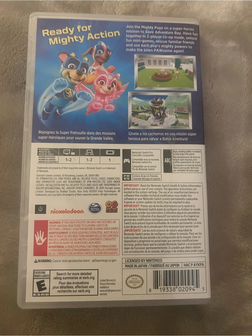 Nintendo switch game